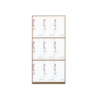 9 door Personal Staff Wardrobe godrej steel almirah metal  locker