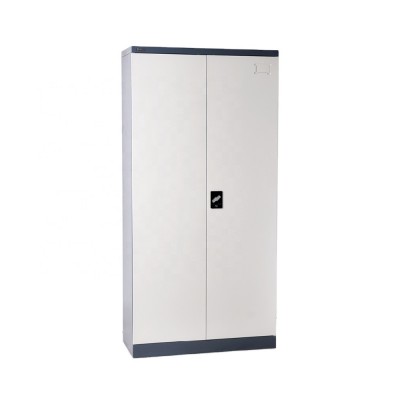 Knock down 2 door metal folding steel clothes cupboard design