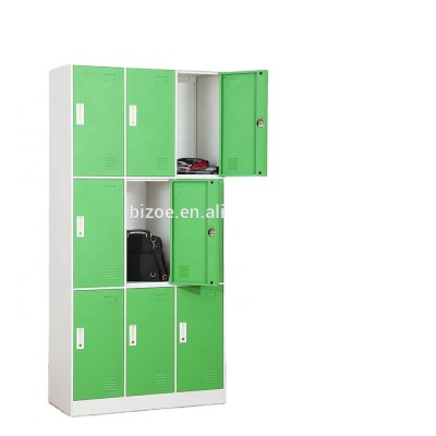 Changing room full hight metal storage cube locker