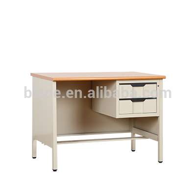 high end office furniture metal desk with 3 drawers